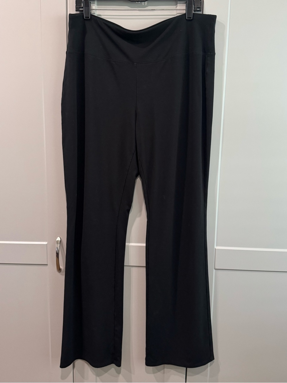 J. Jill Black Boot-Cut Ponte Pants